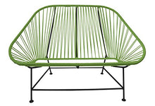 Innit Inlove Loveseat Cactus Weave on White Frame