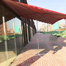 YYBOES Patio Umbrella Outdoor,2.9M Rectangular Market Sunshade Canopy, 8 Rib Patio Outdoor Tilting Umbrella Parasol with Tilt Mechanism Anti- Sun for Beach/Pool/Patio/Outdoor Sh