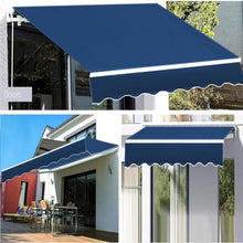 Gazebo Replacement Canopy Blue Waterproof UV Resistant 3x2m/10x6.5ft Outdoor Sun Protection Cover for Patio & Garden