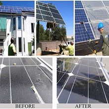 Cleaning Brush Water Supply Pole Kit, Window and Solar Cleaning Pole, Telescopic Brush/Brush for Window and Solar Panel Cleaning ()