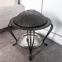 Backyard Patio Garden Fireplace for Campfire Bonfire with Spark Screen Cover,Poker,Fire Pit Cover,Grill Great for Outdoor and Patio