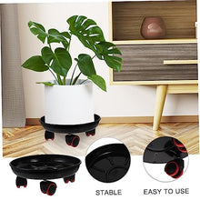 YYBOES Removable Flower Pot Base Planter Tray with Wheels Plant Roller Tray Plant Tray on Wheels Plant Tray Indoor with Wheels Plant Roller Base Plant Trays Rolling Plant Tray Plant Plate