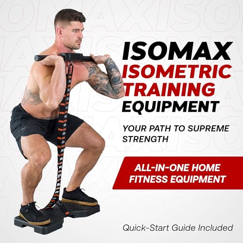 Dragon Door Isomax Isometric Training Equipment - Barbell with Digital Force Generation Meter - At Home Isometric Handgrip Workout Machine