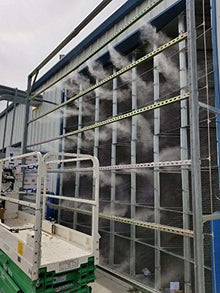 Mistcooling System - Stainless Steel Tubing - 1500 PSI Misting Pump - Do It Yourself Misting System - For Residential, Commercial and Industrial - Up to 120 Nozzles (78 Ft Mist Line - 40 Nozzles)