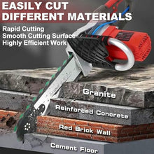 Electric Chainsaw, Wired Chainsaw-3m Power Cable, 5800/6500w Handheld Brushless Chainsaw, Concrete Cutting Chain Saw for Slotted Rebar, Marble, Bricks and Marble