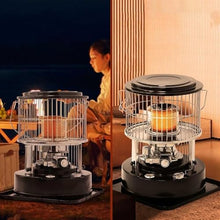 2-in-1 Portable Camping Stove & Tent Heater, 2600W Dual-Power Kerosene Cooker for Outdoor Camping, Ice Fishing, Patio Use, Non-Electric Outdoor Heating Solution