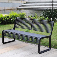 Sunyongfly Wrought Iron Park Bench,Outdoor Garden Bench,Double Outdoor Bench, for Squares, Parks, and Residential Areas(Size:150cm)