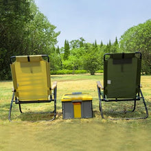 POLGDW Patio Folding Chairs, Stackable Outdoor Sling Patio Dining Chairs with Armrests, Camping Beach Chair for Lawn, Camping, Dining, Beach, Metal Frame, No Assembly (Color : /Green)