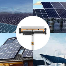 VNATWGOO Electric Solor Panel Cleaning Roller Brush, Automatic Water Supply Cleaning Tool, Photovoltaic Panel Cleaner, Dry Cleaning No Water Brush,Battery
