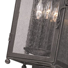 Troy Lighting Larchmont 3-Light Outdoor Wall Lantern Aged Pewter