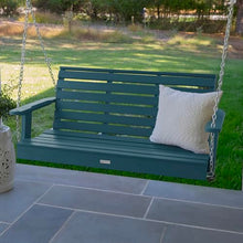 Highwood Weatherly Porch Swing, 4 Feet, Nantucket Blue