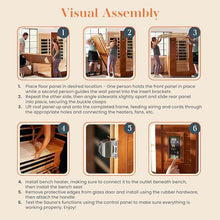 Dynamic Saunas Andora 2 Person Low EMF Infrared Therapy Sauna Dark Honey Stain
