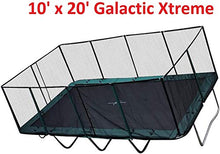 Galactic Xtreme Gymnastic Rectangle Trampoline 10x20 Ft with Net Enclosure