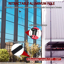 SHENUZ Water Fed Pole Kit Window Cleaning Pole Water Fed Telescopic Brush/Cleaning Photovoltaic and Solar Panels, Solar Panel Cleaning System,24FT/7.2M