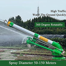 Irrigation Spray Gun Sprinkler，Garden Sprinkler Lawn Sprinkler Spray,27-68m Water Range, with Replacement Nozzle, for Farms Lawn Garden