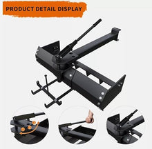 42" Tow Behind Box Scraper Blade Rust Resistant Lawn Tractor W/ Adjustable Grip