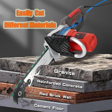 JianboBoxve 5800W 6500W Electric Concrete Saw, Handheld Diamond Concrete Chain Saw Wall Cutter Machine, Wet Cutting Tool for Concrete, Brick, Granite, Stone and Masonry Indoor Outdoor Use