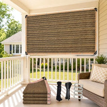 LCPEHGF 90% Mocha Sun Shade Cloth Outdoor - 30Ft X 56Ft Garden Shade Netting with Grommets for Greenhouse, Plant Covers, Patio, Chicken Coop, Barn & Kennel(We Make Custom Size)