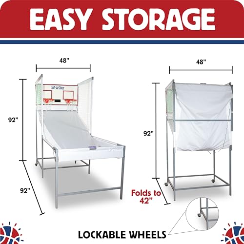 Pop-A-Shot Pro Dual Shot Arcade Basketball White