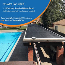 SolarPoolSupply Industrial Grade Solar Pool Heater Panel - Superior High-Wind Strapless Mounting System & Maximum Freeze Resistance (4' X 10.5')
