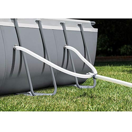 Intex Ultra XTR Frame Rectangular Swimming Pool Set Blue Gray