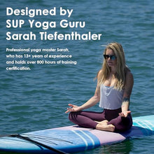 Abrazo YOGAqua 10'6" x 34" x 5" Stand Up Paddle Board Blue/Purple/Pink/Green