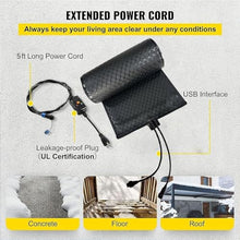 iumLeap Heated Snow Melting Mats - Rubber Ice & Snow Pads with 5ft Power Cord for Walkways, Steps, Decks, and Sidewalks - Available in 1 to 5 Pack Options, 3 Piece-10 * 48in