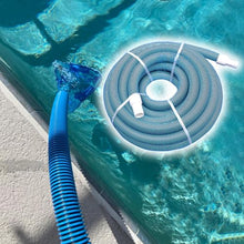 JYHHCYS Swimming Pool Vacuum Hose 1 1/2 - Pool Cleaner Vacuum Hose Replacement Kit - Flexible Operation Pool Cleaner Hose Compatible for Inground Pools 33 50 65 98 Ft Long(65ft/20m Pool Hose)