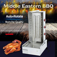 Kebab Machine Electric Vertical Grill Smokeless Barbecue Grill Stoves Stainless Steel with Burners, Gyro Broilers Home Vertical Rotisserie Oven, Kitchen Barbecue Accessories