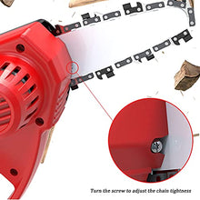 Cordless Mini Chainsaw 4-Inch Portable Handheld Chain Saw with Rechargeble Battery for Wood Cutting Tree Branches Shears Pruning Courtyard and Garden ()