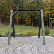 Highwood Heavy Duty, Weather Resistant A-Frame Porch Swing Stand, Coastal Teak