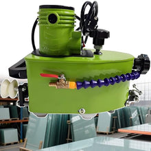 High-Speed Electric Glass Beveling Machine, 800w Electric Small Glass Edger With Diamond Wheels, For 3-20mm Glass/Stone/Ceramics Straight Round Bevel Edger Allsizes