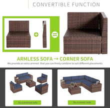 UOPYNE 10 Piece Patio Furniture Set with Fire Pit Table and Swivel Chairs, Rattan Outdoor Sectional Patio Conversation Sets with Seat Cushions for Backyard Deck Balcony Lawn and Garden