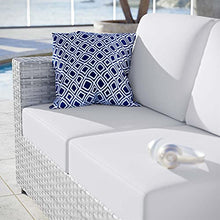 Modway EEI-4303-LGR-WHI Left-Arm Loveseat, Light Gray White, 35 x 56.5 x 25.5