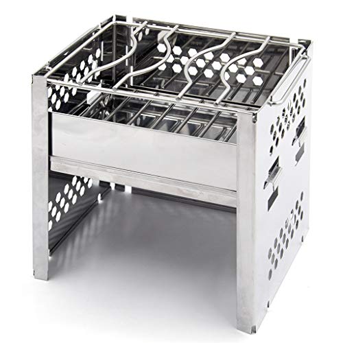 Barbecue Frame Stainless Steel Folding Outdoor Burning Platform Gas Stove Charcoal Camping
