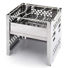 Barbecue Frame Stainless Steel Folding Outdoor Burning Platform Gas Stove Charcoal Camping