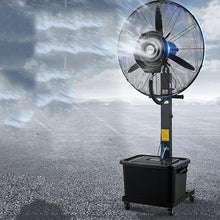 JCSRYD Outdoor Misting Fan Outdoor Floor Fan with 10 Gal Water Tank, 90° Oscillating Misting Fan, 3 Speed Settings Pedestal Fans for Bedroom Office Camping (Color : 220V, Size : 61cm/24in)