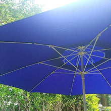 USZWBY Garden Parasol Umbrella 2.2m with Crank Handle,Compact Sun Shade for Outdoor Patio Spaces,8 Ribs,Without Tilt