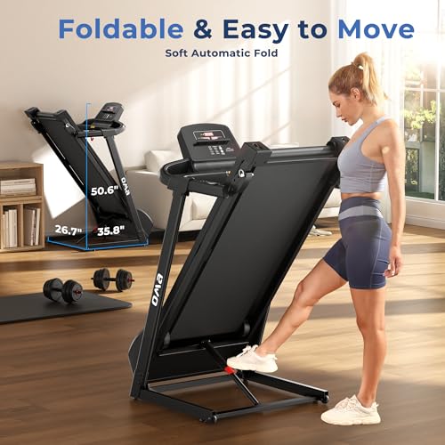OMA Foldable Treadmill Black