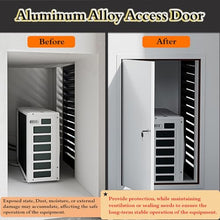 MLYAYE Insulated Attic Access Door Panle Aluminum with Safety Lock, Commercial Flush Mount Utility Inspection Cover Plate for Drywall, Water Service HVAC Concealed Dooes(91 x 102 cm/36 x 40 in)
