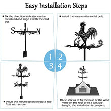 ZNEL Animal Dog & Puppy Weathervane Metal Stainless Steel Wind Vane Weathercock,Spray Paint to Prevent Rust Wind Direction Indicator Garden Patio Yard Ornament,Wheaten Terrier Dog