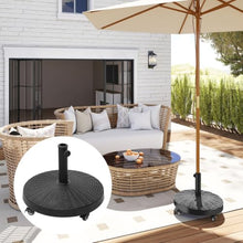 OROTLECT 20.5" Heavy Duty Umbrella Stand, 50 Lbs. Base For 1.5" Or 2" Poles, Patio Market Stand For Deck, Black