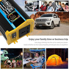 IGTOZLKZX 6000W Off-Grid Solar Panel Kit with 50A Charge Controller & Dual LCD Displays for RVs, Boats,and Emergency Backup Power(Yellow)