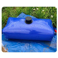 LFFH High Capacity Outdoor Water Bladder,Water Storage Bladder Soft Drought-Resistant Water Bag RV,Camping Accessories Summer Solar Shower Bag(240L) WMEIE (Color : Blue, Size : 1.5X1X0.7m(1000L))
