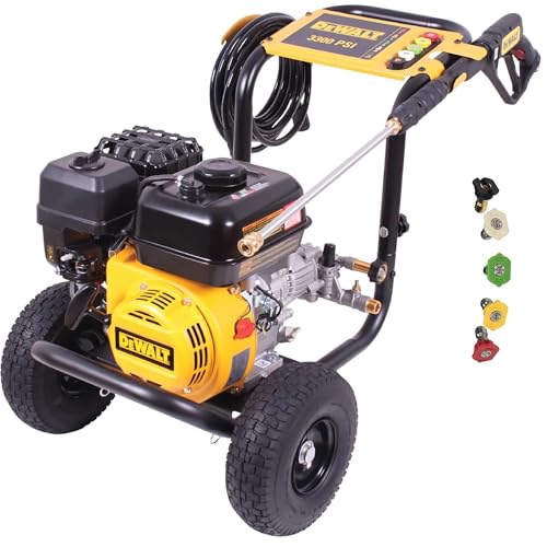 DeWalt 3300 PSI Gas Pressure Washer, 2.4 GPM, Residential Model DXPW3300-S