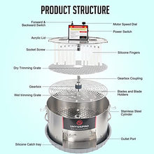 UHYGSPRO 16 Inch Electric Bud Trimmer, Wet & Dry Trimming, Tabletop Design