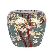 Ceramic Garden Stool Decorative Garden Stools Rustic Ceramic Stool Ornament Small Coffee Table Side Table Cooler Pier Bathroom Stool Flower Bird Shoe Changing Stool Living Room Garden Stool Ceramic