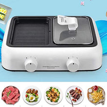 Multifunctional Korean Smoke Free Dormitory, Grilled Hot Pot, Barbecue, Household Electric Grill, Baking Machine