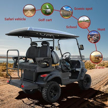 StandbyMe Electric Golf Cart 5000-Watt Motor 4-Seat 48V Battery Golf Utility Buggy Black