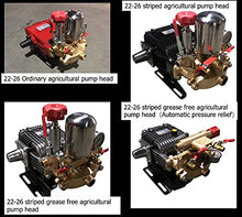 TYZK Electric Submersible Pump Garden Machine Water Pump, Three Cylinder Agricultural Piston Pump Head/High Pressure Spraying Plunger Pump Sump Pump (Color : 60 Automatic Relief)